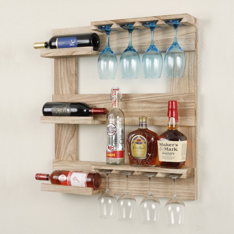 Wine bottle wall hanger hot sale